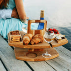 Wooden Picnic Table – Sustainable and Compact Design for Outdoor Use, the Garden, or the Balcony