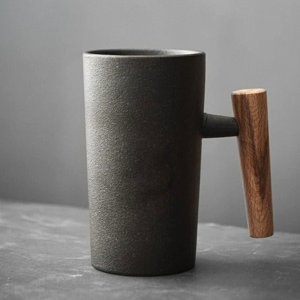 Nordic Earth Mug – Earthy tones, ceramic with natural patterns, perfect for coffee or tea