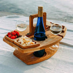 Wooden Picnic Table – Sustainable and Compact Design for Outdoor Use, the Garden, or the Balcony