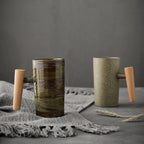 Nordic Earth Mug – Earthy tones, ceramic with natural patterns, perfect for coffee or tea