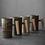 Nordic Earth Mug – Earthy tones, ceramic with natural patterns, perfect for coffee or tea