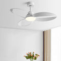 Modern ceiling fan – Wooden blades, dimmable LED lighting for the living room or bedroom