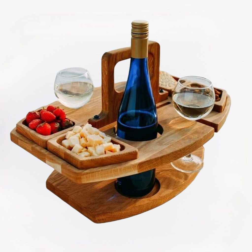 Wooden Picnic Table – Sustainable and Compact Design for Outdoor Use, the Garden, or the Balcony