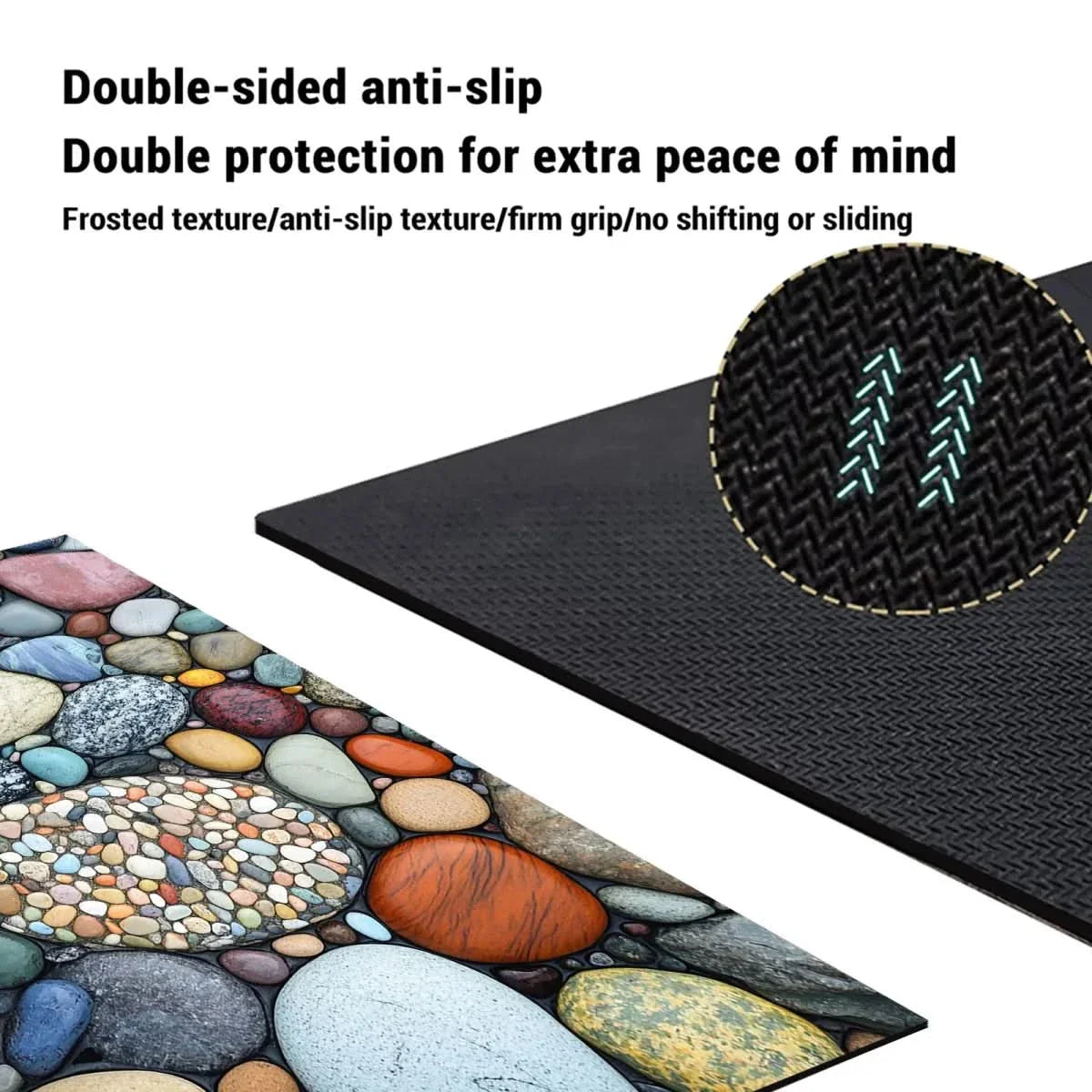 Diatomaceous Earth Bath Mat – Modern and Minimalist, Non-Slip and Quick-Drying for the Bathroom or Kitchen