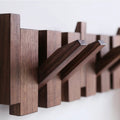 Wooden Coat Rack – Brown Piano Design for the Entryway, Living Room, or Bedroom