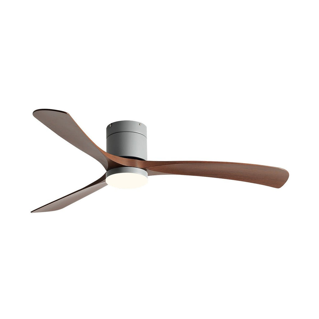 Modern Ceiling Fan with Light – Black and White, Minimalist Design for the Living Room or Bedroom