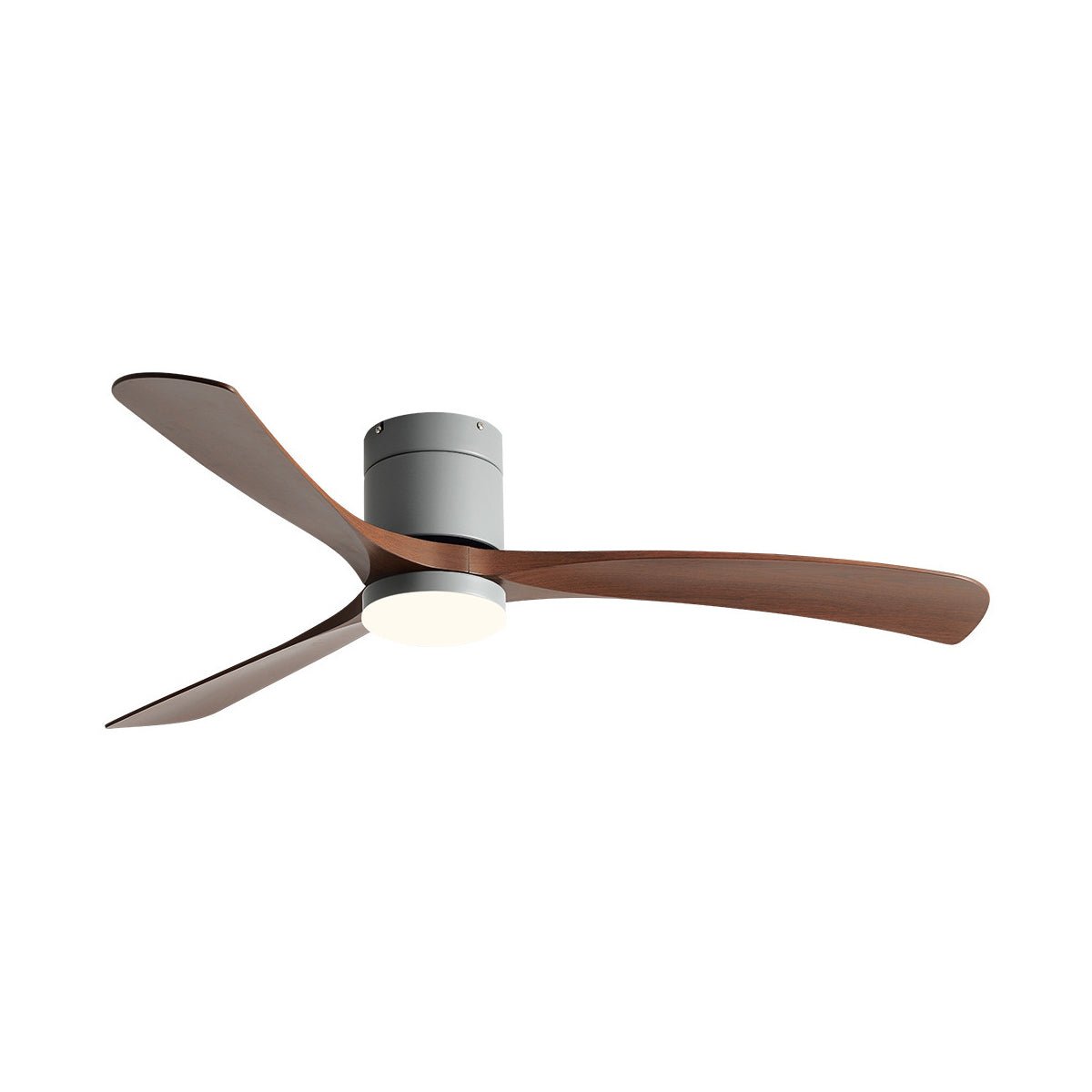 Modern Ceiling Fan with Light – Black and White, Minimalist Design for the Living Room or Bedroom